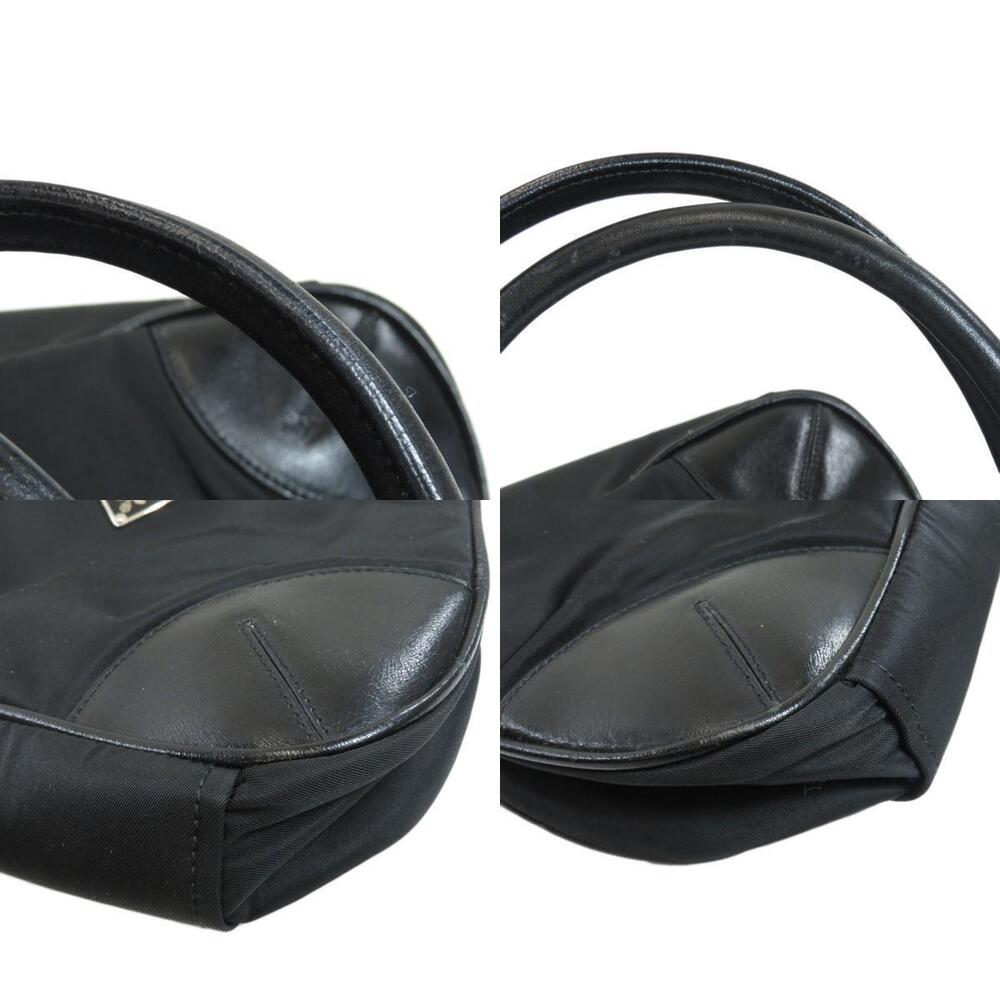 Prada Tessuto shoulder bag leather trim Black - Picture 9 of 11